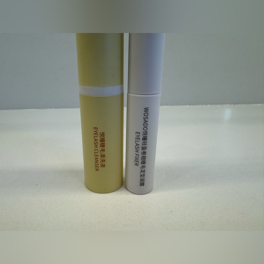 Wosado lashes bundle No. 17 & Barbie Black, eyelash fixer and eyelash cleanser - Picture 6 of 6